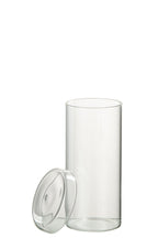 J-Line voorraadpot Lisa - glas - transparant - medium