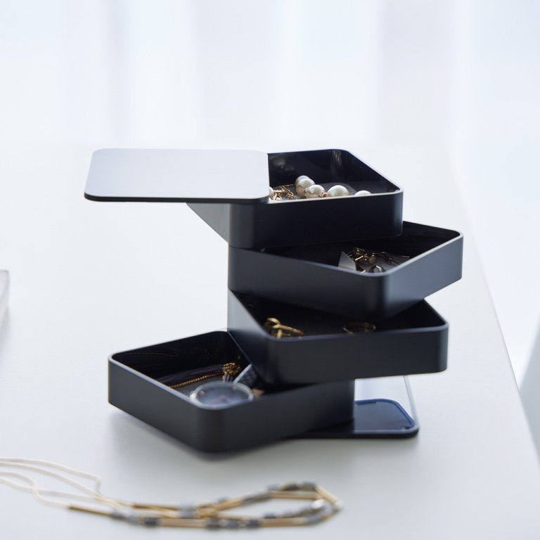 Yamazaki Tower Sieradenorganizer vierkant 4-laags
