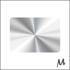 Etiket - Zilver - 36x25mm - rol van 1000 stuks
