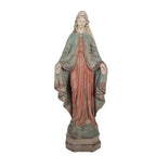Decoratie Beeld Maria 24x16x63 cm Beige Keramisch materiaal