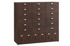 J-Line kast Bade - ijzer - roestbruin