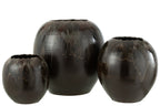 J-Line bloempot - keramiek - bruin - large - Ø 50 cm