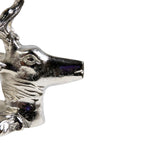 Kaarsen Standaard hert zilver 17x20x15cm