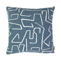 Roy chenille jaquard kussen ijsblauw 45x45cm