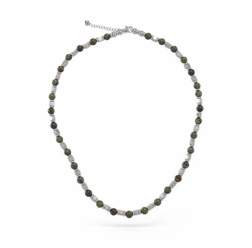 Natuurstenen ketting Draken Bloed Jaspis