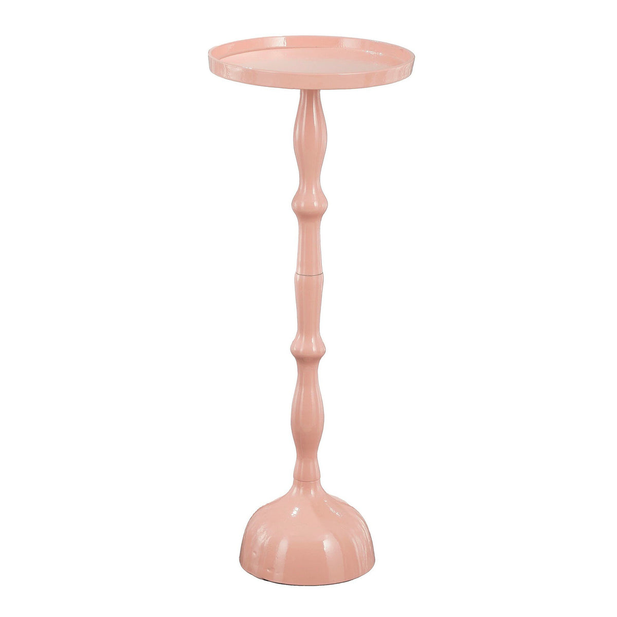 Duco bijzettafel gerecycled aluminium l.roze