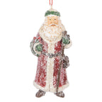 Kersthanger Kerstman 5x4x12 cm Rood Kunststof