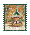 Houten Legpuzzel, Rowood/Robotime, Golden Autumn Carousel, TA008, 23x27,4 cm