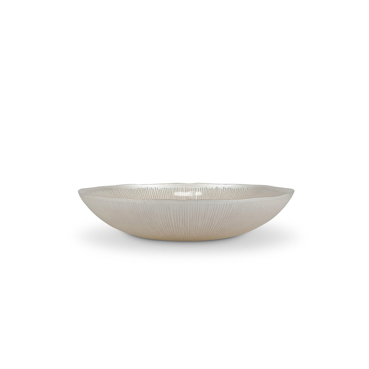 Decoratieve schaal 33xH6cm glasparel Cosmo