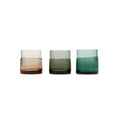 Glas 31,5cl groen Mono - Set van 2