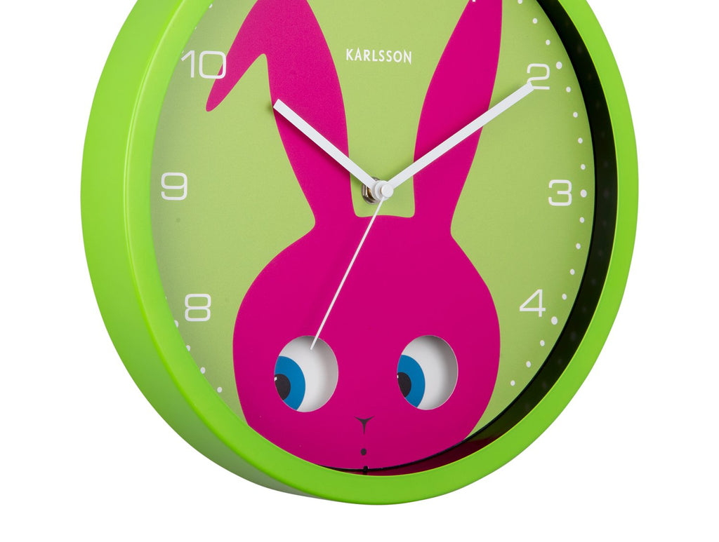 Wandklok Kiekeboe Konijntje