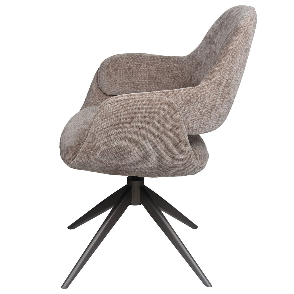 Eetkamerstoel Jill - Taupe 170