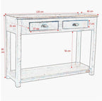 Factory side table/console
