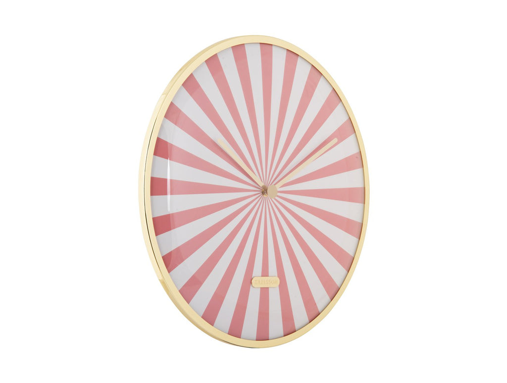 Wandklok Candy Swirl Dome