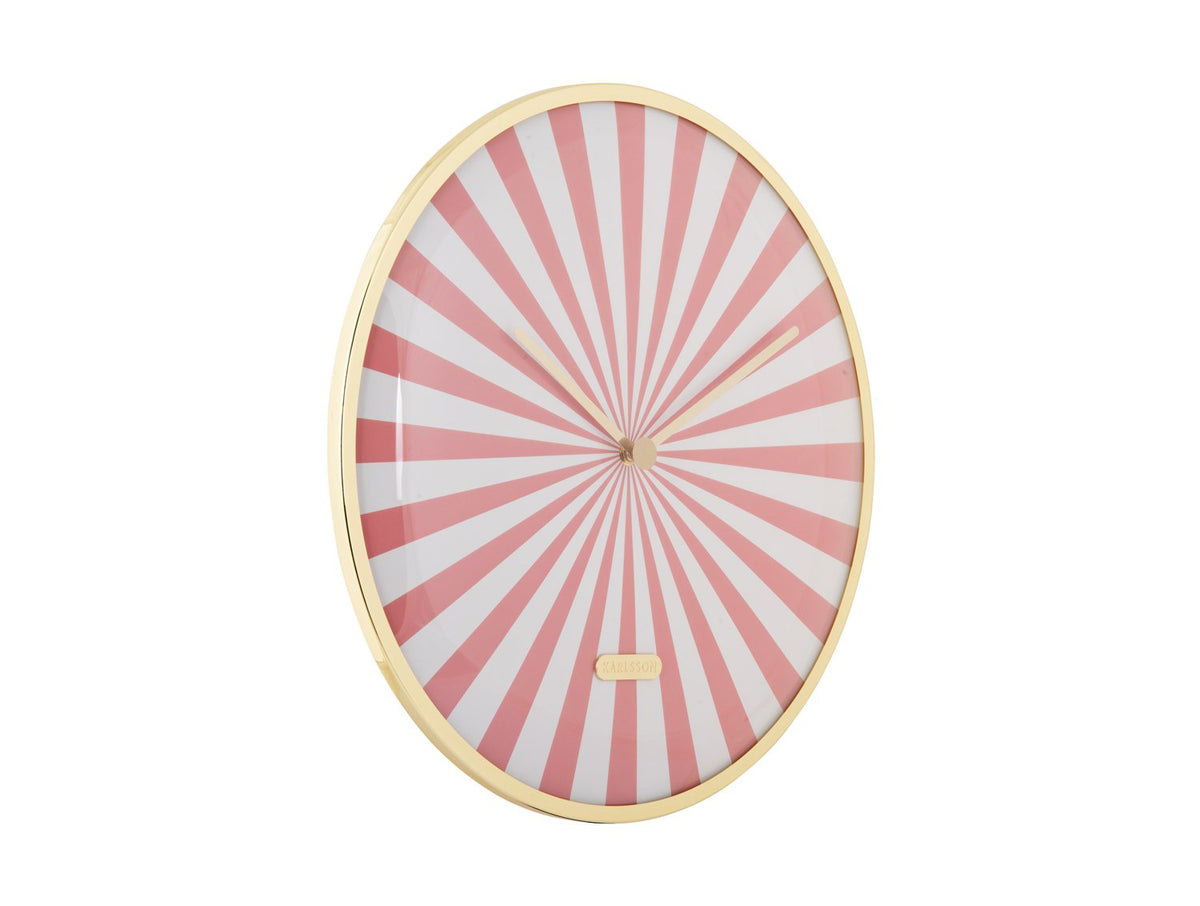 Wandklok Candy Swirl Dome