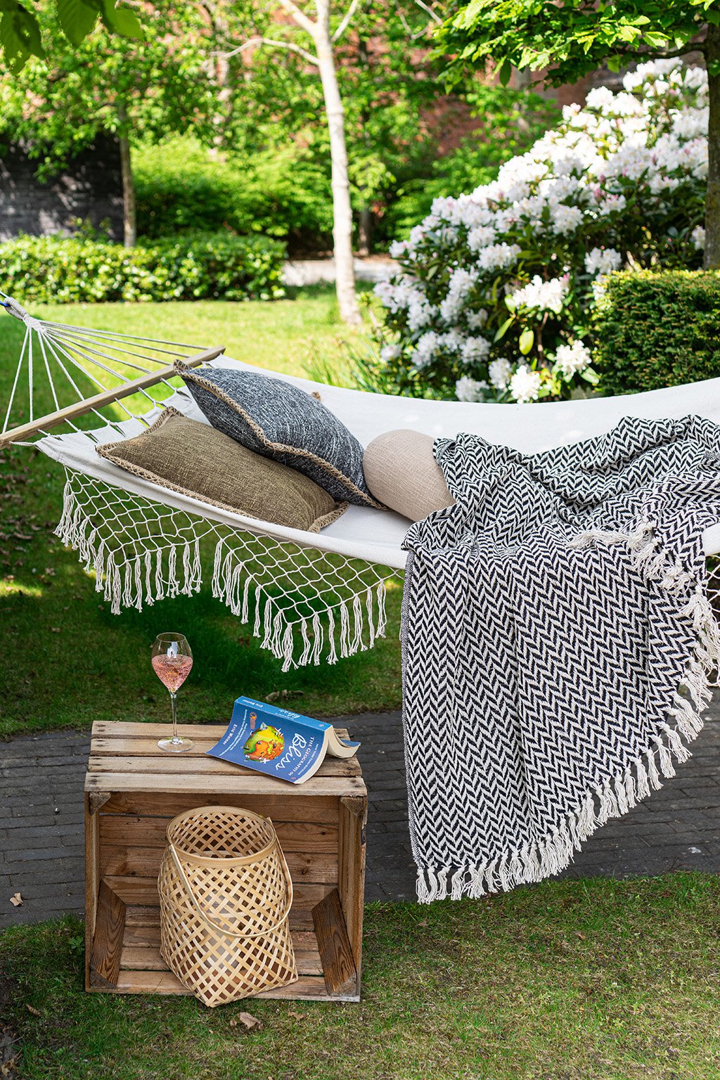 Plaid Alpana - 130x170 cm, zwart