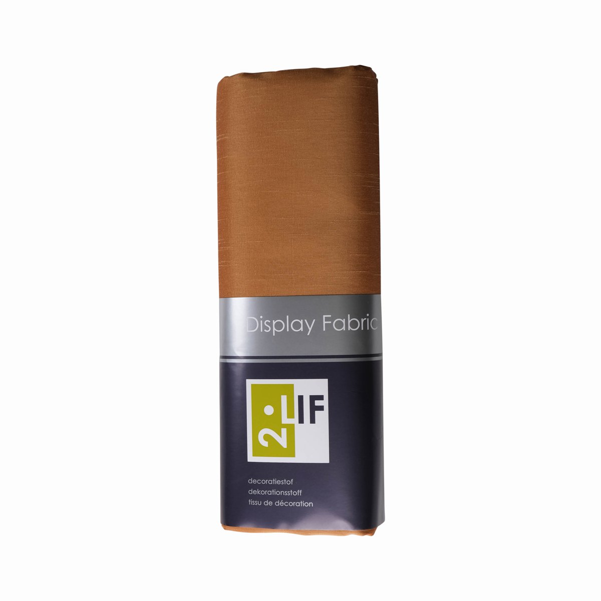 Deco Zijde cognac 150 cm x 2,5 mtr