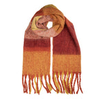 Wintersjaal Dames 50x210 cm Rood Textiel
