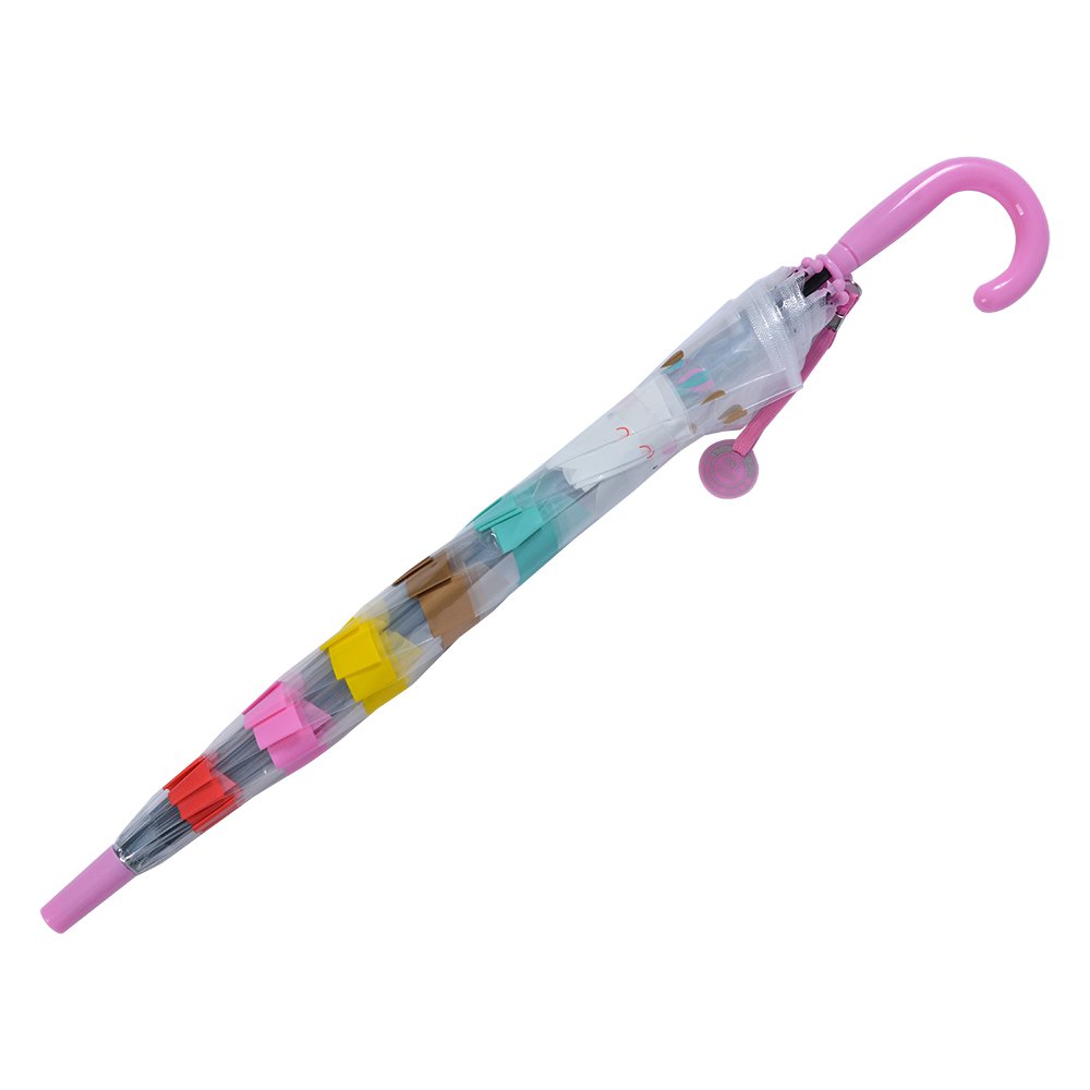 Kinderparaplu Ø 65x65 cm Roze Kunststof Wolken Paraplu Kids