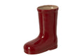 J-Line decoratie Laars - porselein - donkerrood - large