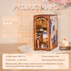 Cutebee, DIY Booknook, Under the Sakura Tree, YS06B, 18x11x23cm