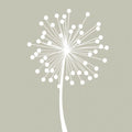 Wenskaart - Bloem - Blanco