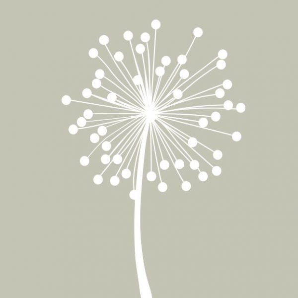 Wenskaart - Bloem - Blanco