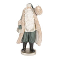 Kerstdecoratie Beeld Kerstman 20x15x42 cm Beige Kunststof