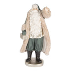 Kerstdecoratie Beeld Kerstman 20x15x42 cm Beige Kunststof
