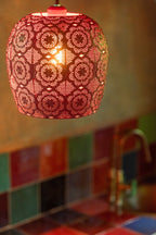 J-Line Hanglamp Alive Metaal Rood