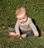 Little Chiq Baby Longsleeve beige dierenprint