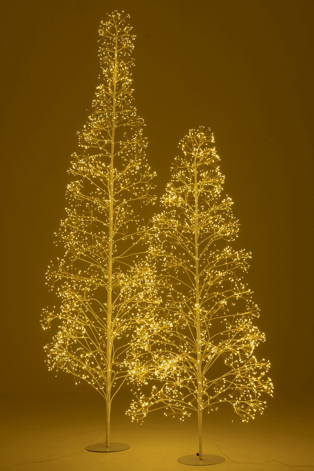 J-Line decoratie Boom 2700 Led - metaal - wit - L