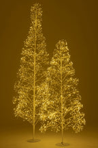 J-Line decoratie Boom 2700 Led - metaal - wit - L