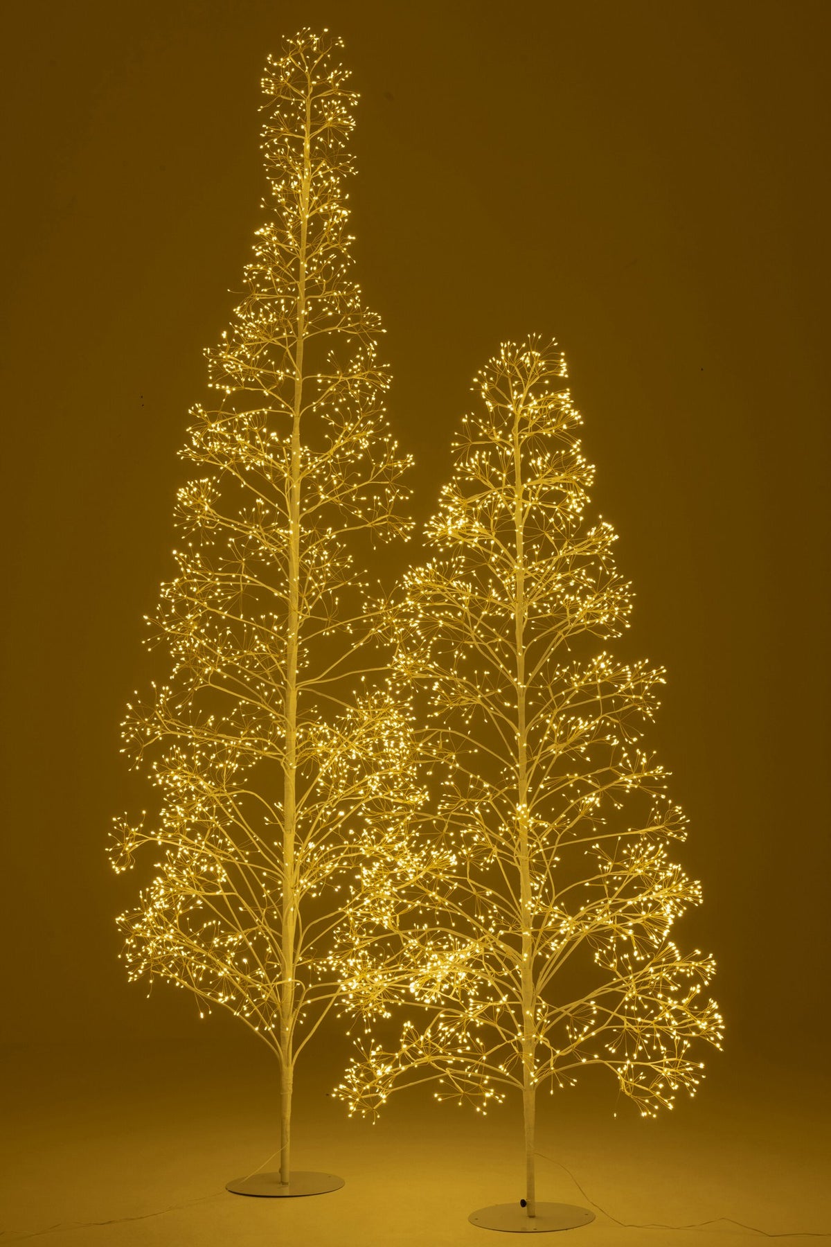 J-Line decoratie Boom 2700 Led - metaal - wit - L