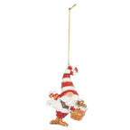 Kersthanger Kabouter 10 cm Rood Kunststof