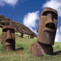 Easter Island binnen schilderij fotoprint 50x50cm