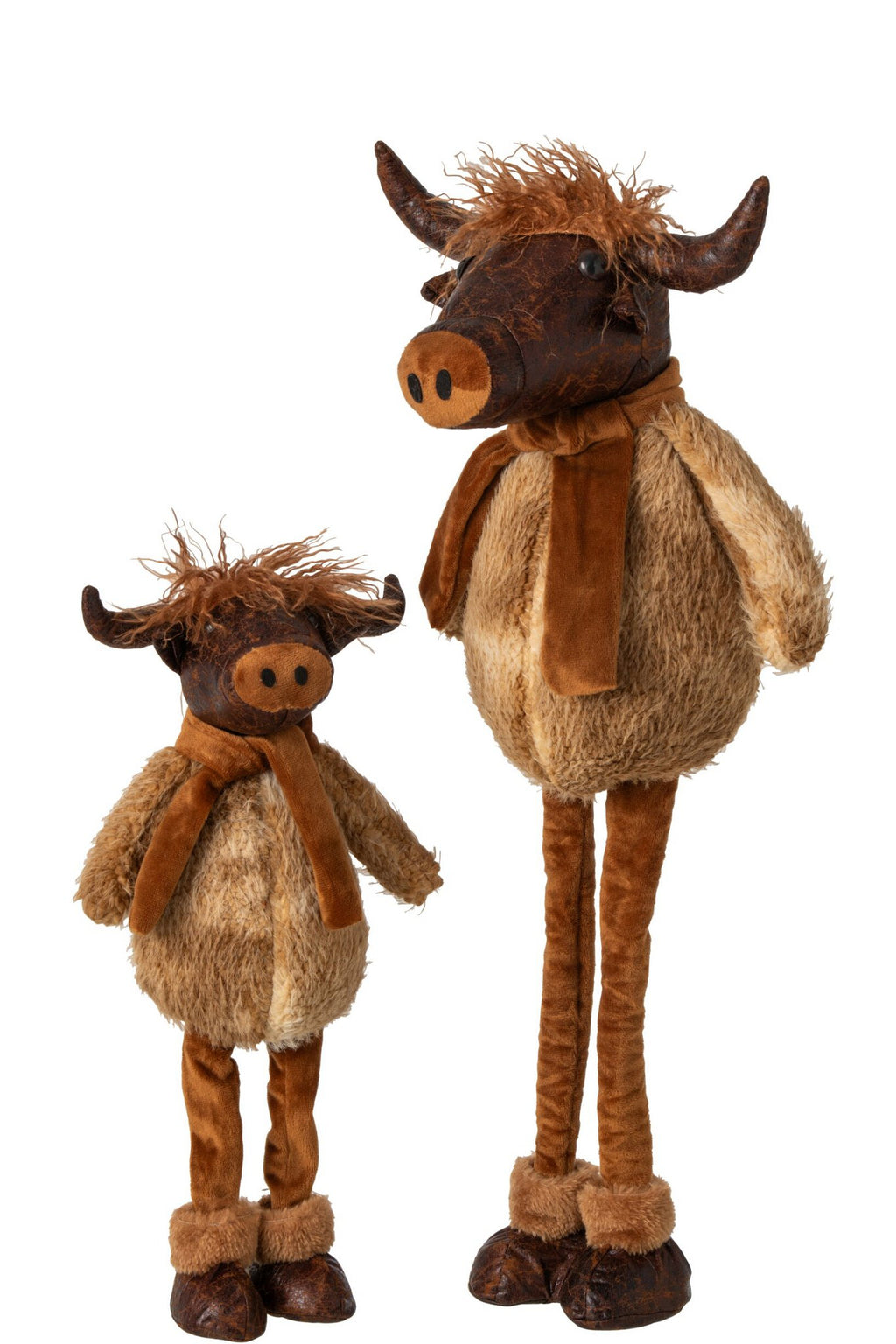 J-Line stier vacht - polyester - bruin - large