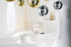 J-Line decoratie Boom - warm witte - ijzer - wit - L - LED
