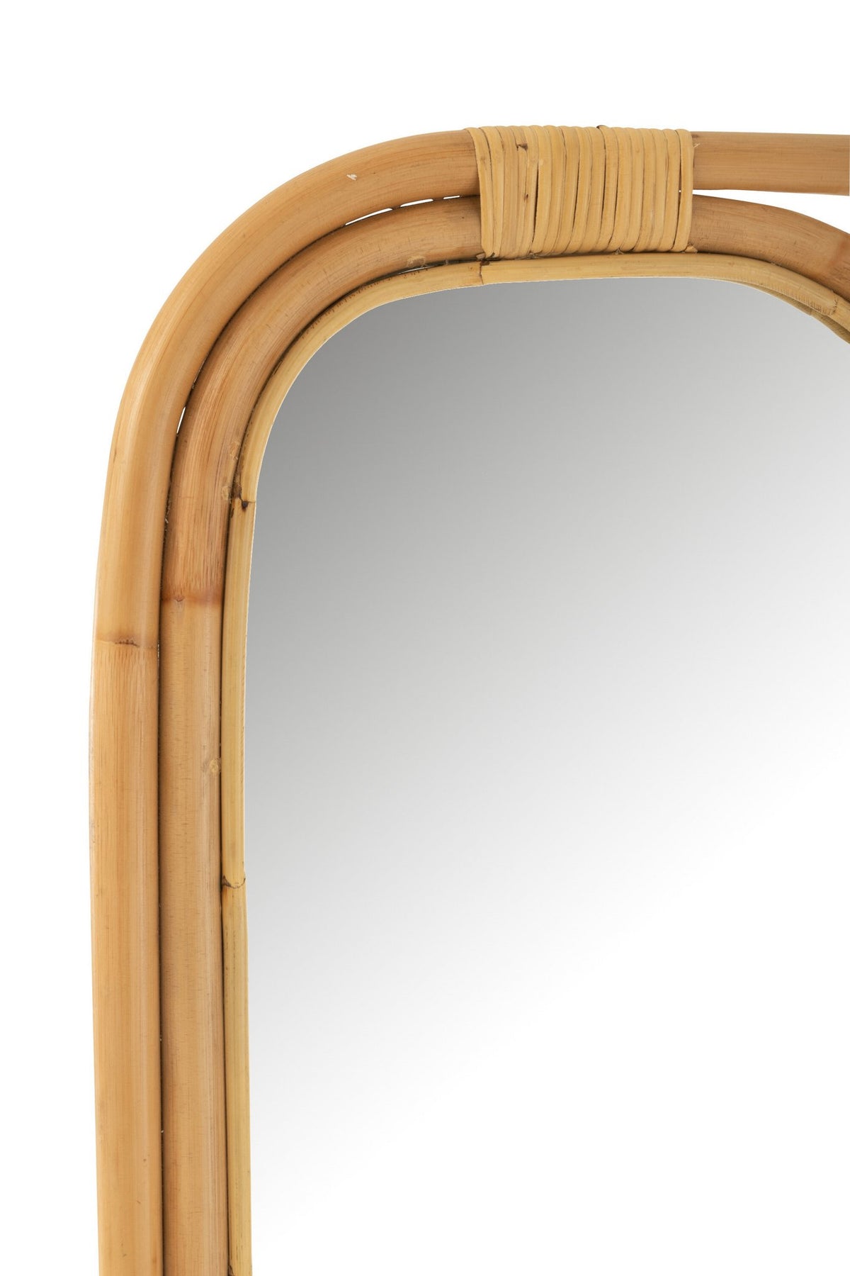J -Line Spiegel Ladder - Rotan - Naturel - 80 x 152 cm