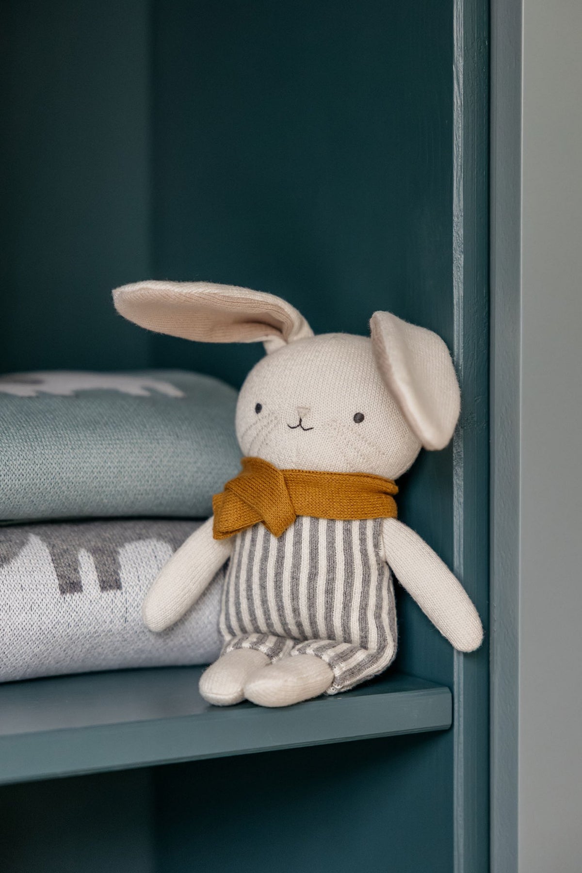 Gebreide speelgoed, babycadeau, konijn otja