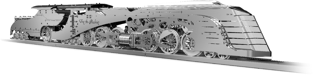 Metalen mechanisch bouwpakket Dazzling Steamliner