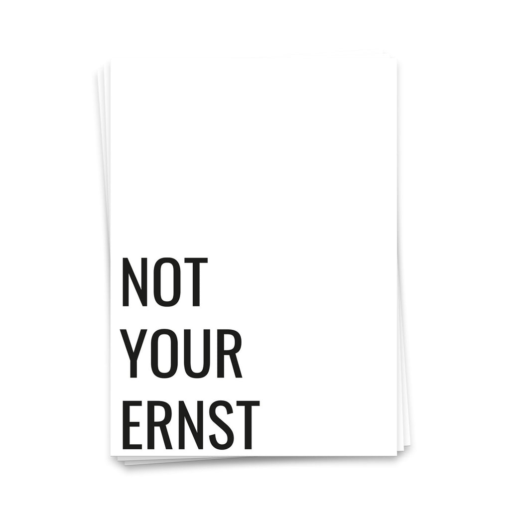 Niet uw Ernst - ansichtkaart 10 set