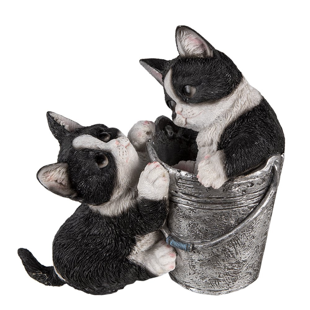 Decoratie katten 23x13x18 cm