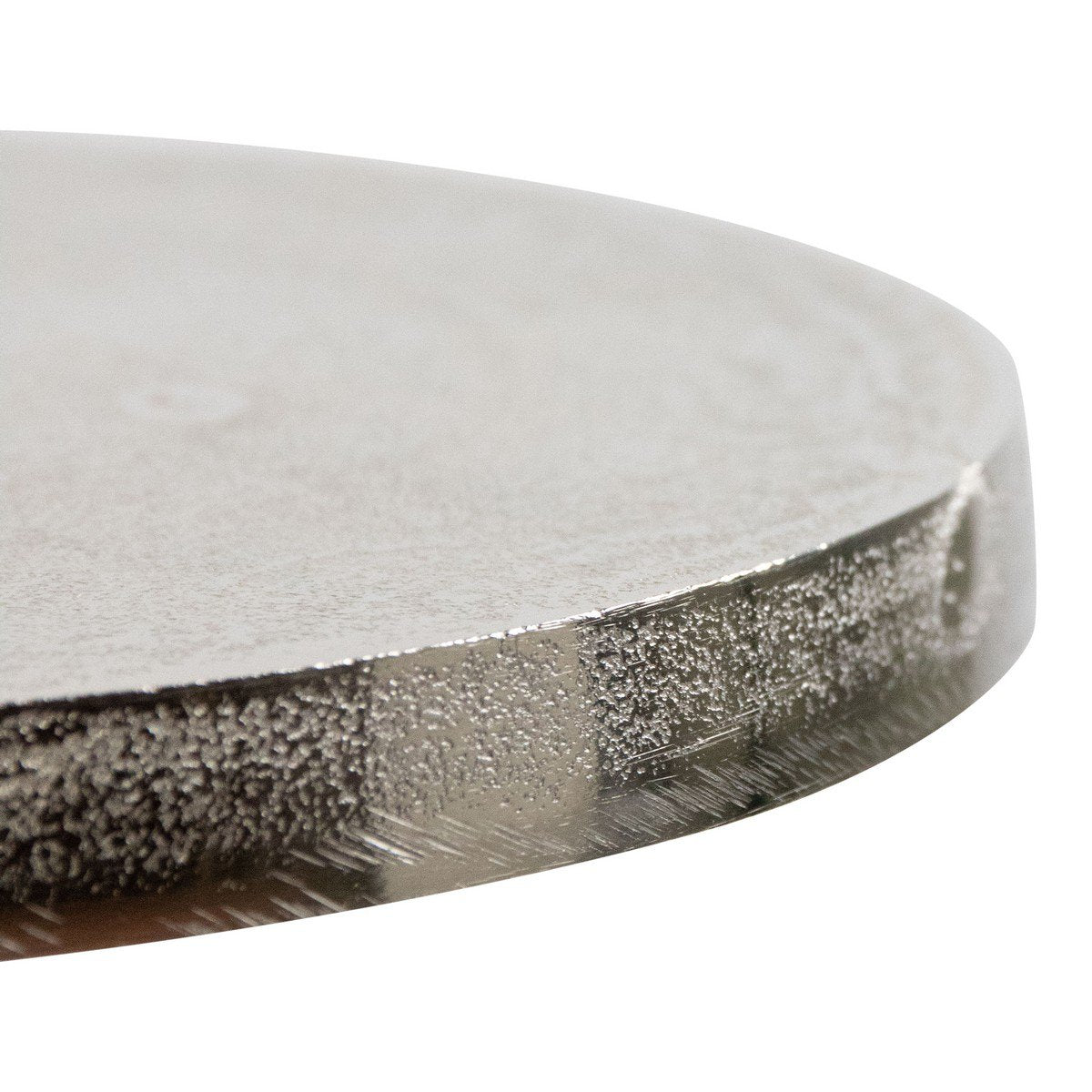 Tafel Rond zilver h50 d22cm