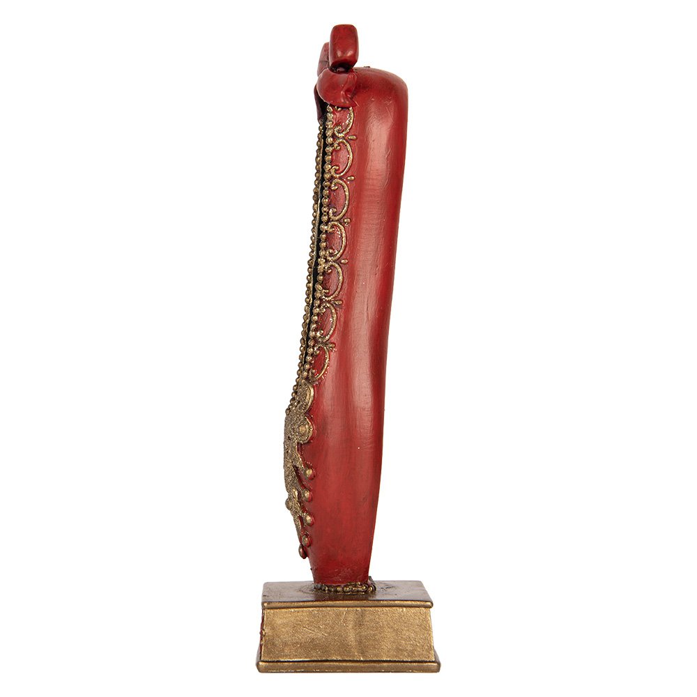 Kerstdecoratie Beeld Notenkraker 6x6x19 cm Rood Kunststof