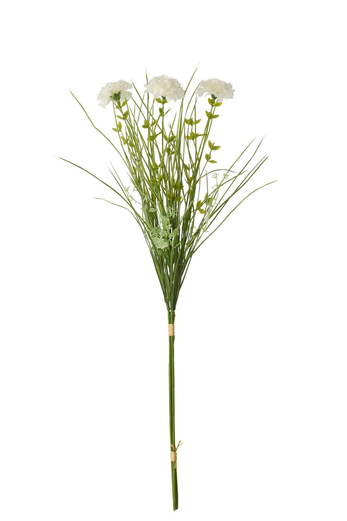 J-Line bundel 3 Anjer Gras - textiel - wit