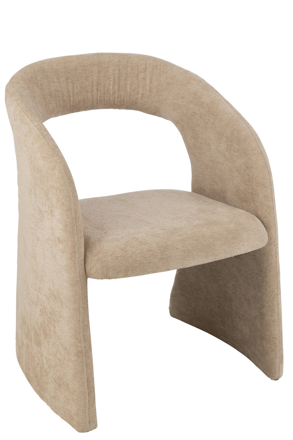 J-Line Anise Stoel Textiel Beige
