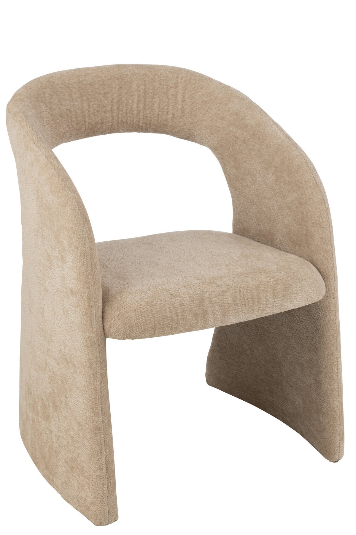 J-Line Anise Stoel Textiel Beige