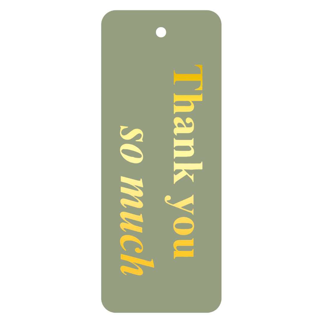 Cadeaukaartje - "Thank you so much" - 20 Stuks