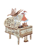 Inspirebox, 3D Muziekdoos, Houten Puzzel Piano, BE013165, 15,9x17,5x20,3cm